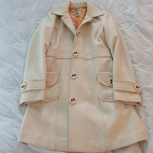 Cream winter coat