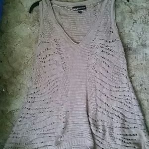 Brown knit top