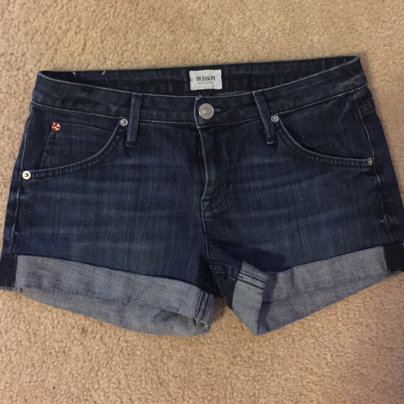 Hudson Cuffed Denim Shorts