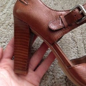 Nine West Shoes - Nine West leather summer heeled sandal Nine West Shoes - Nine West leather summer heeled sandal