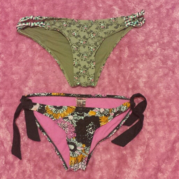 Volcom Stone Bikini Bottom Bundle♡