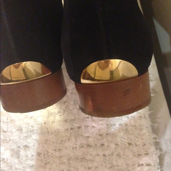 Chloe Navy Suede Boots. Size 9.0-9.5 - Picture 2 of 4