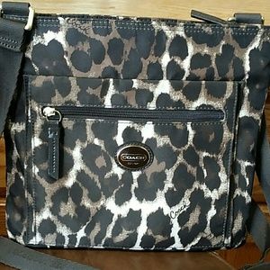 Coach leopard crossbody ocelot