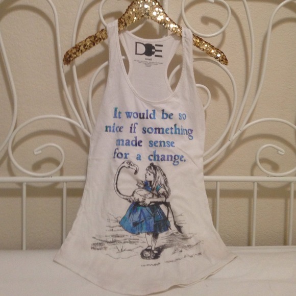 Alice in Wonderland Racerback Tank