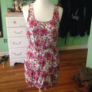 Floral print dress