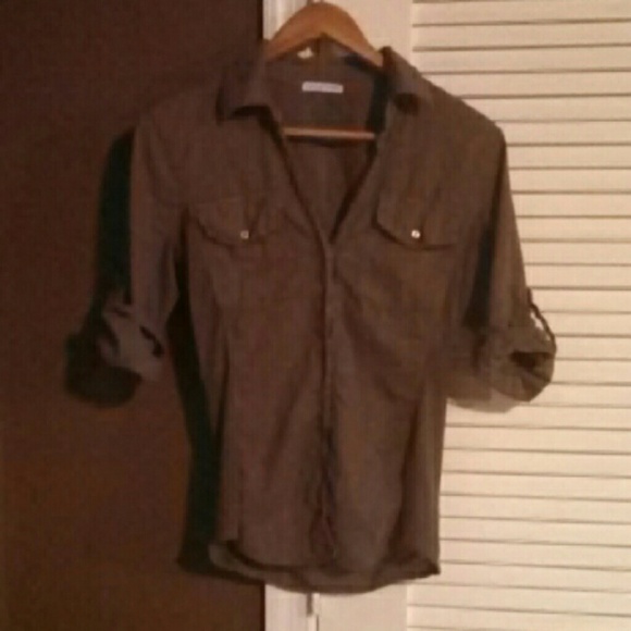 Moving, make offer! Brown cargo shirt