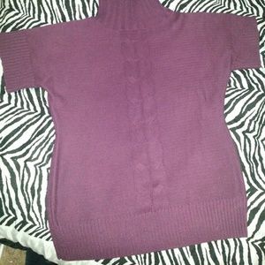 Plum sweater tunic