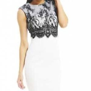 AX Paris black and white dress