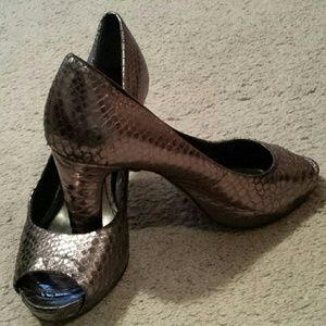 Franco Sarto metallic shoes