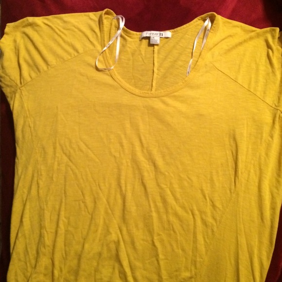 Yellow Forever 21 shirt