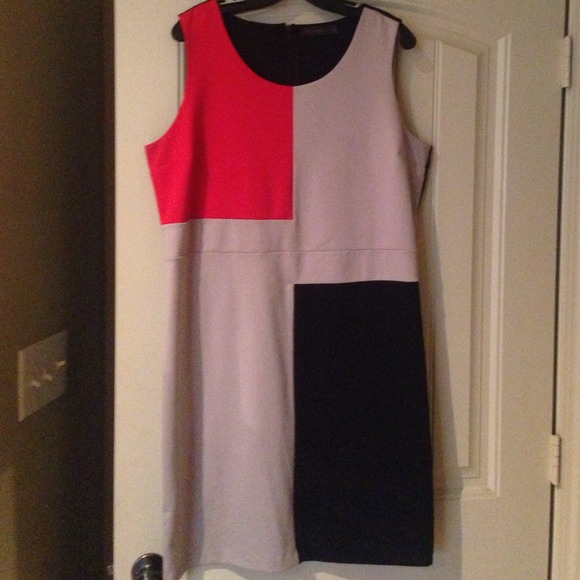 Color Block Dress by The Limited