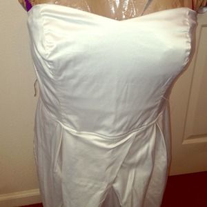Strapless white dress  ***willing to bundle***