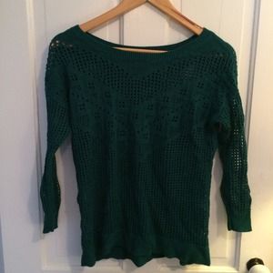 American Eagle Green Sweater