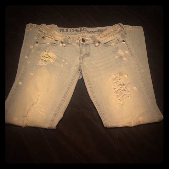 Bullhead Hermosa Super Skinny lt wash destroyed*PD