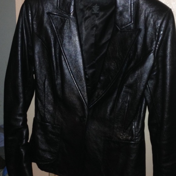 Limited brand leather blazer Size 2