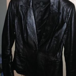 Limited brand leather blazer Size 2