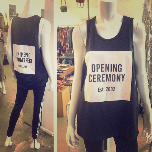 Opening Ceremony Unisex Logo Tank sz M