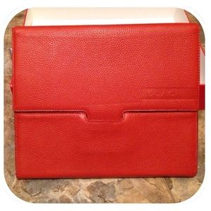 Authentic Coach Orange Tablet Case