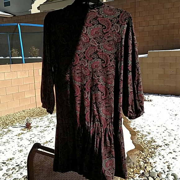 MNG Casual Sportswear  Paisley Dress Size Small - Picture 2 of 3