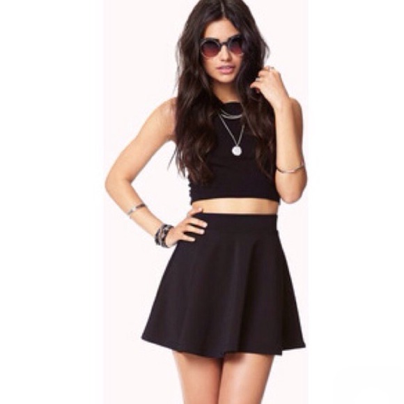 Black Skater Skirt