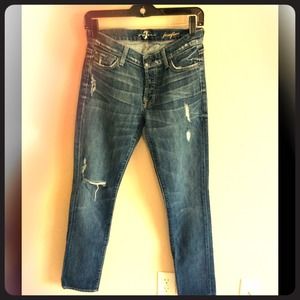 7 for all mankind Josefina Boyfriend Jeans