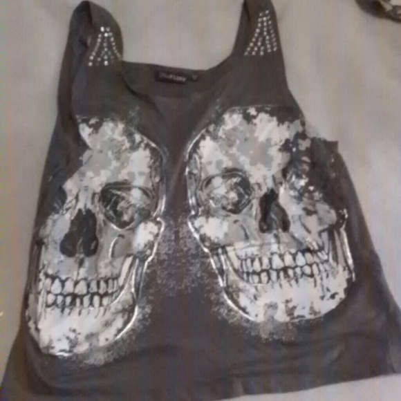 Skull tank top