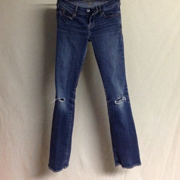 Abercrombie Girls Jeans With Holes In The Knees