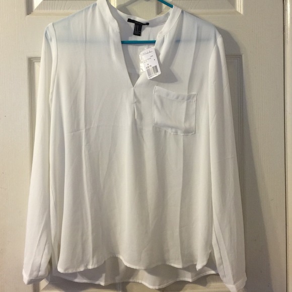 White Woven Top Brand New