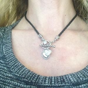 Lia Sophia toggle heart necklace