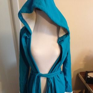 Teal robe Never worn