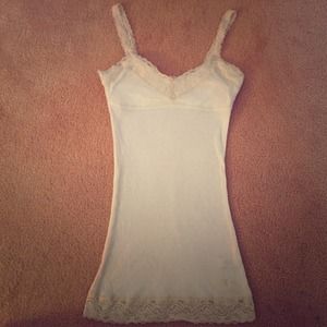 Abercrombie cream lace tank top