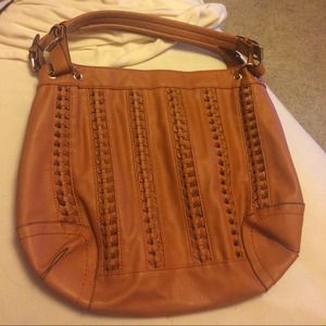 Tan Book Bag/ Handbag