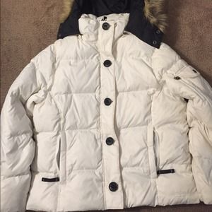 White Goosedown coat