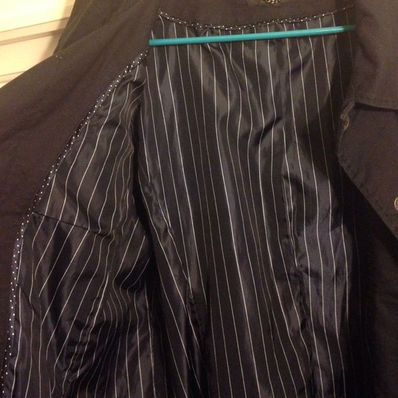 **not for sale**Navy blue knee length jacket - Picture 2 of 4