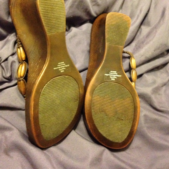 Beaded stack flip flops, BONGO - Picture 2 of 2