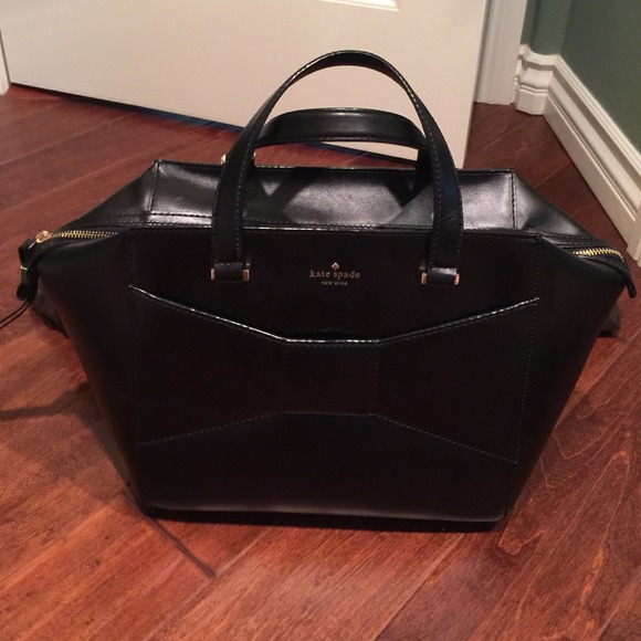 Kate Spade 2 park avenue beau bag, black