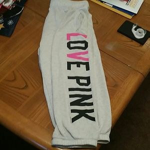 Victoria secret pink sweat capris