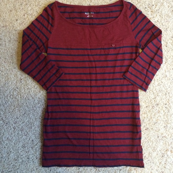 Striped Boatneck Tee
