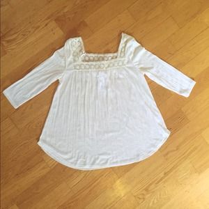 Ivory Peasant Top