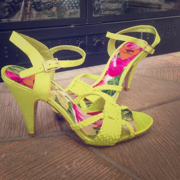 Lime Green Heels