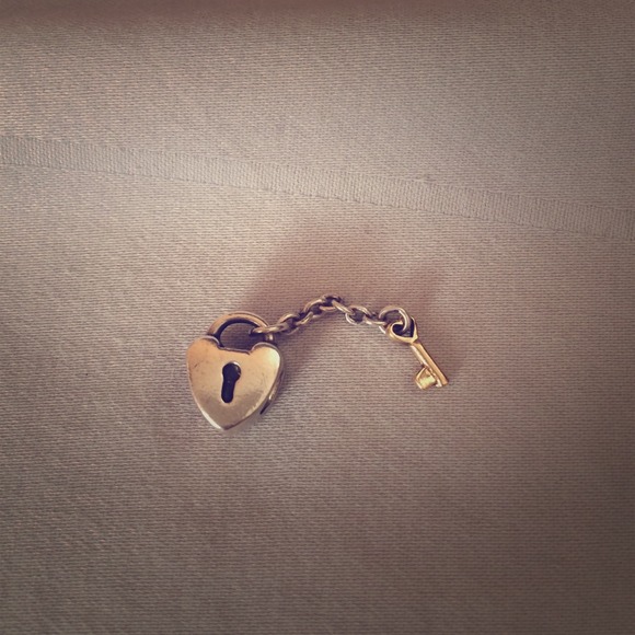 Authentic Pandora Love Lock and key