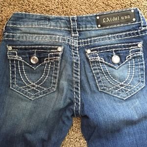 L A Idol boot cut Jeans