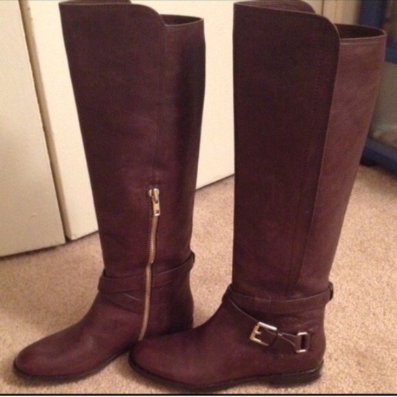 Coach Monique Leather Riding Boots