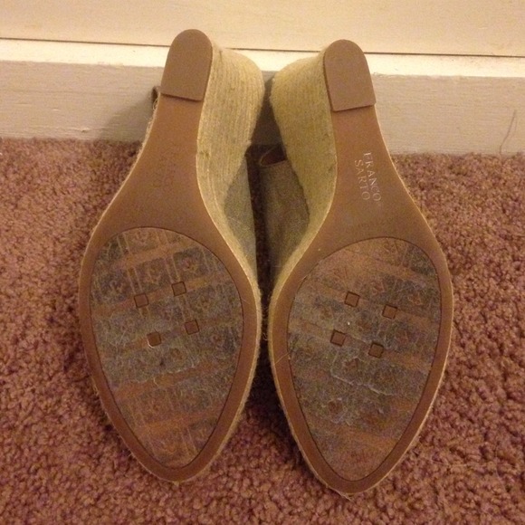 **not for sale**Franco Sarto sling back wedges - Picture 3 of 4