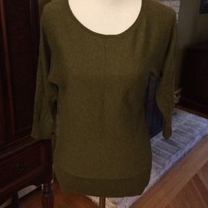 Olive green sweater by LOFT size Medium