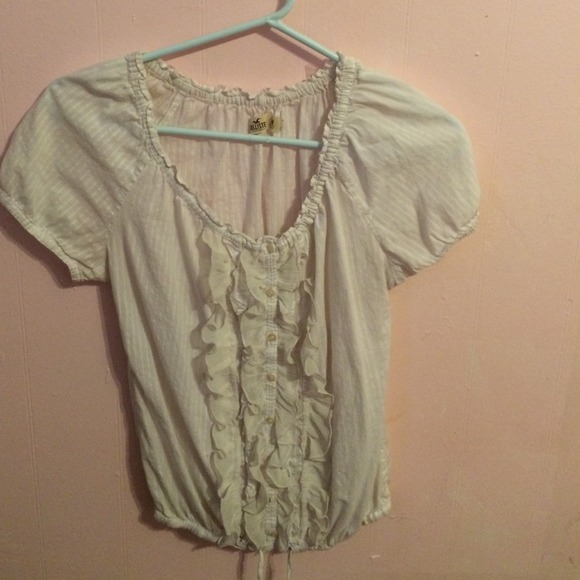 Hollister ruffle top