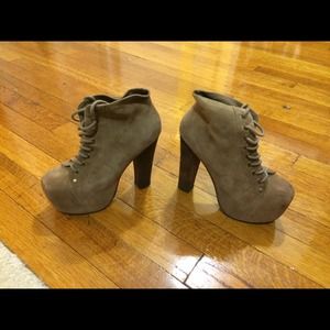 Beige Jeffrey Campbell lita booties