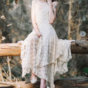 Free people French Courtship Slip + under slip XS