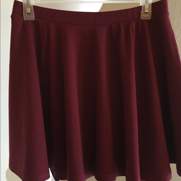 High waisted skater skirt