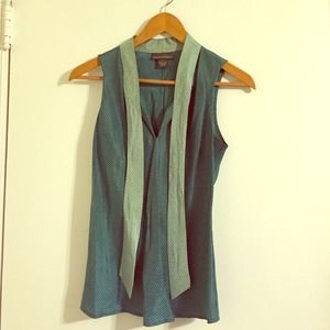 Dark Teal, Light Teal, Sleeveless Shell